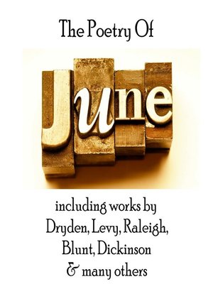cover image of The Poetry of June